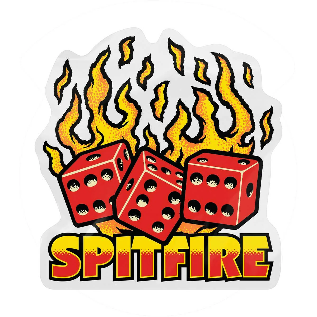 Spitfire - Hot Hand 4" Sticker