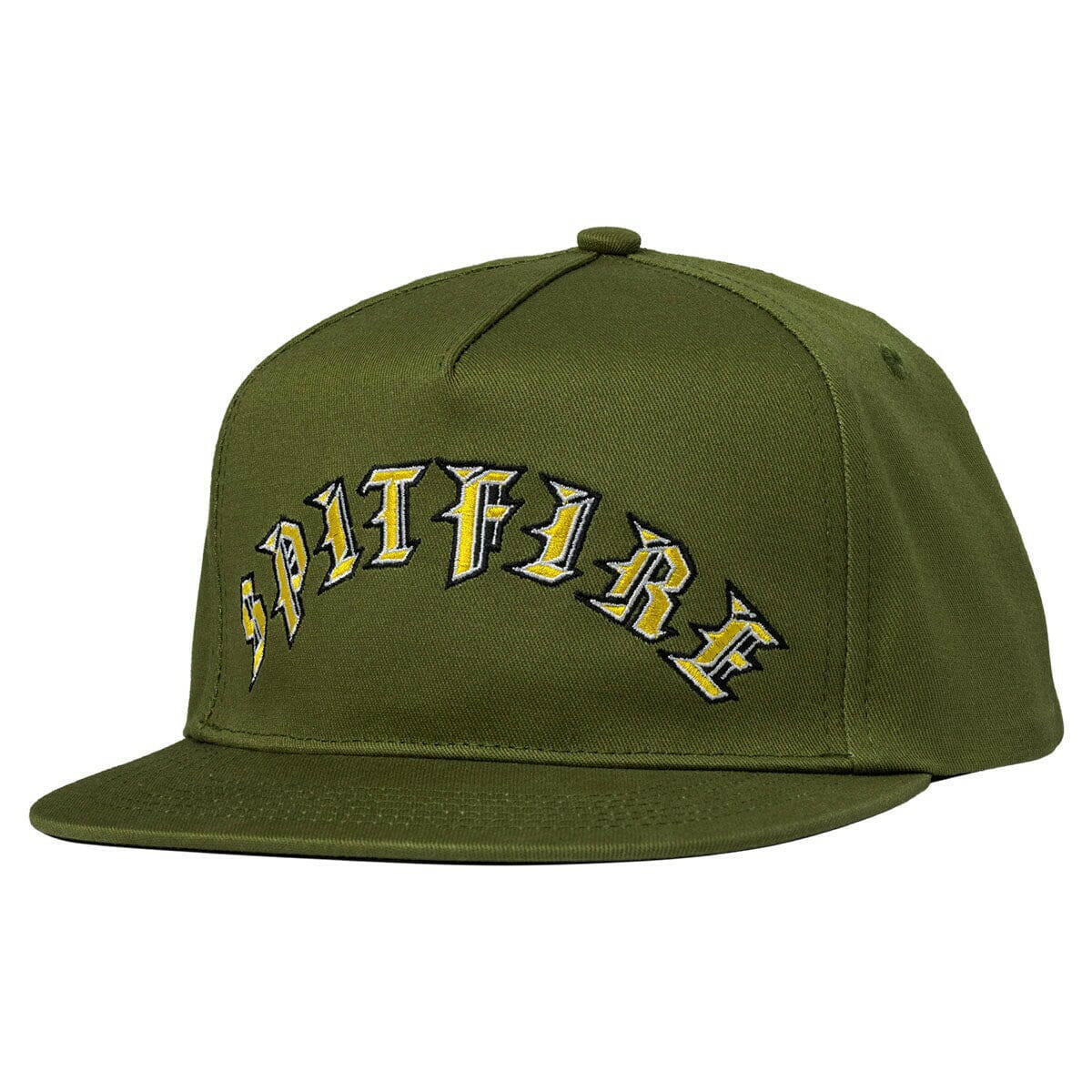 Spitfire - Old E Arch Snapback Olive/Gold