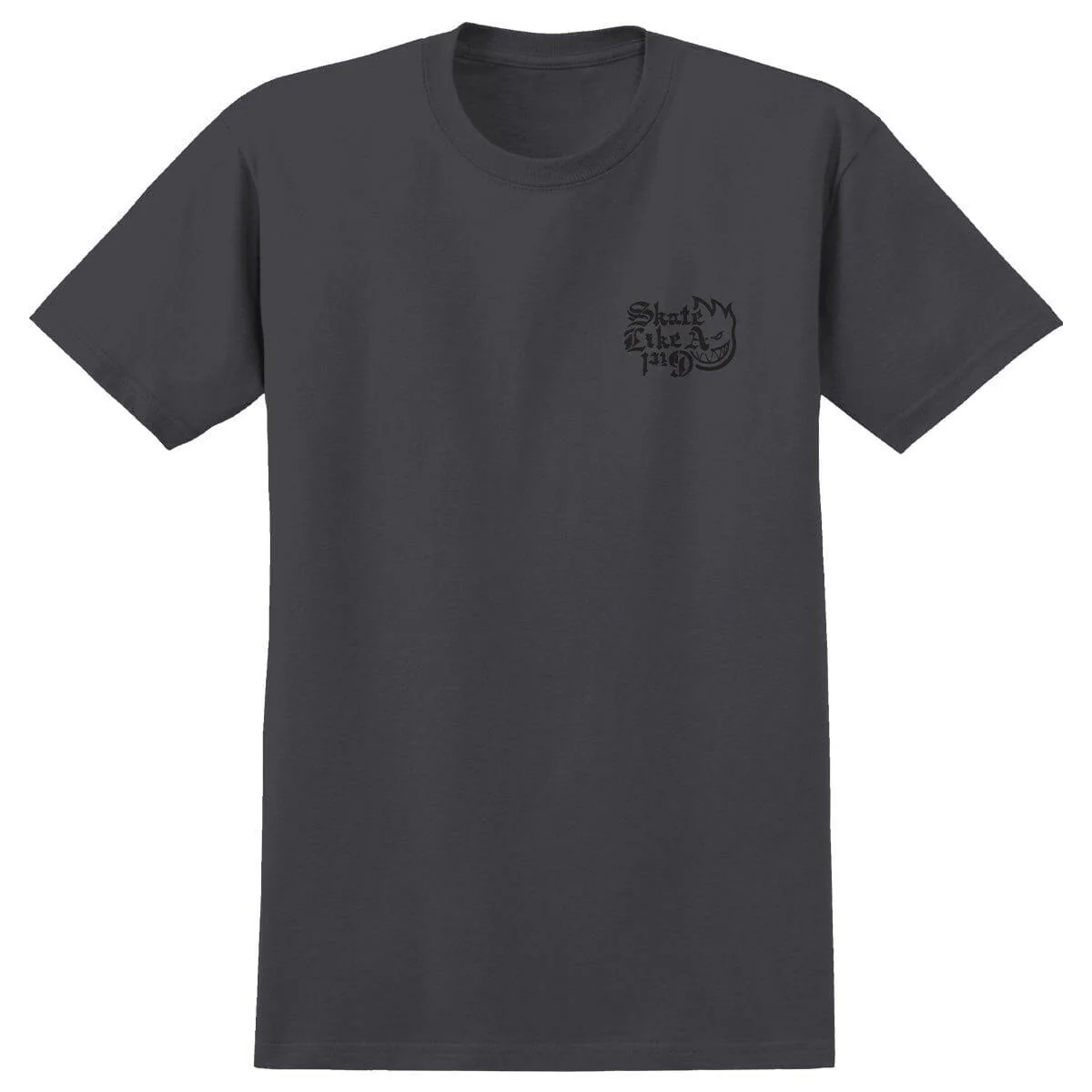 Spitfire - Skate Like A Girl Evolution Tee Charcoal - Image 2