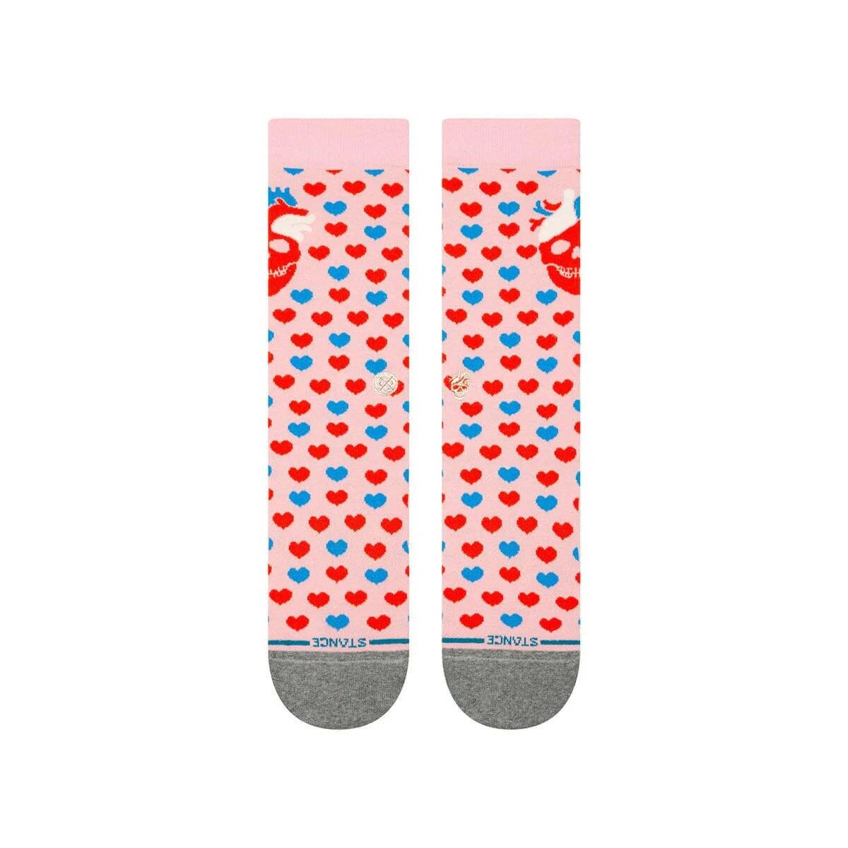 Stance - Strangelove Hearted Socks Pink - Image 2