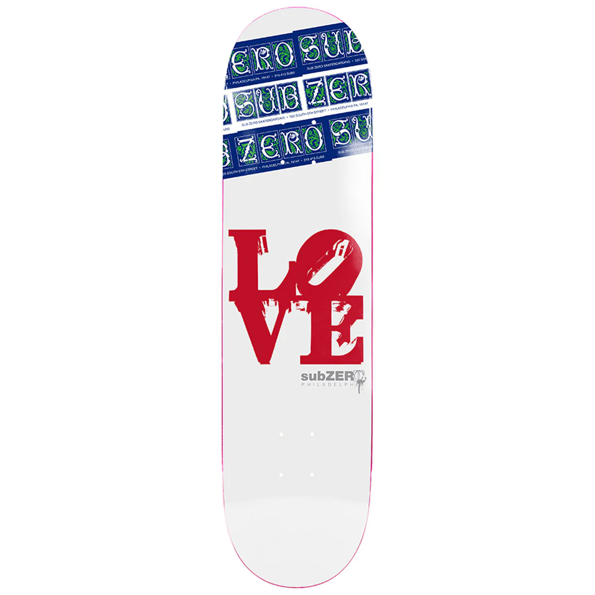 Sub Zero - Love Park II 8.25 Skateboard Deck