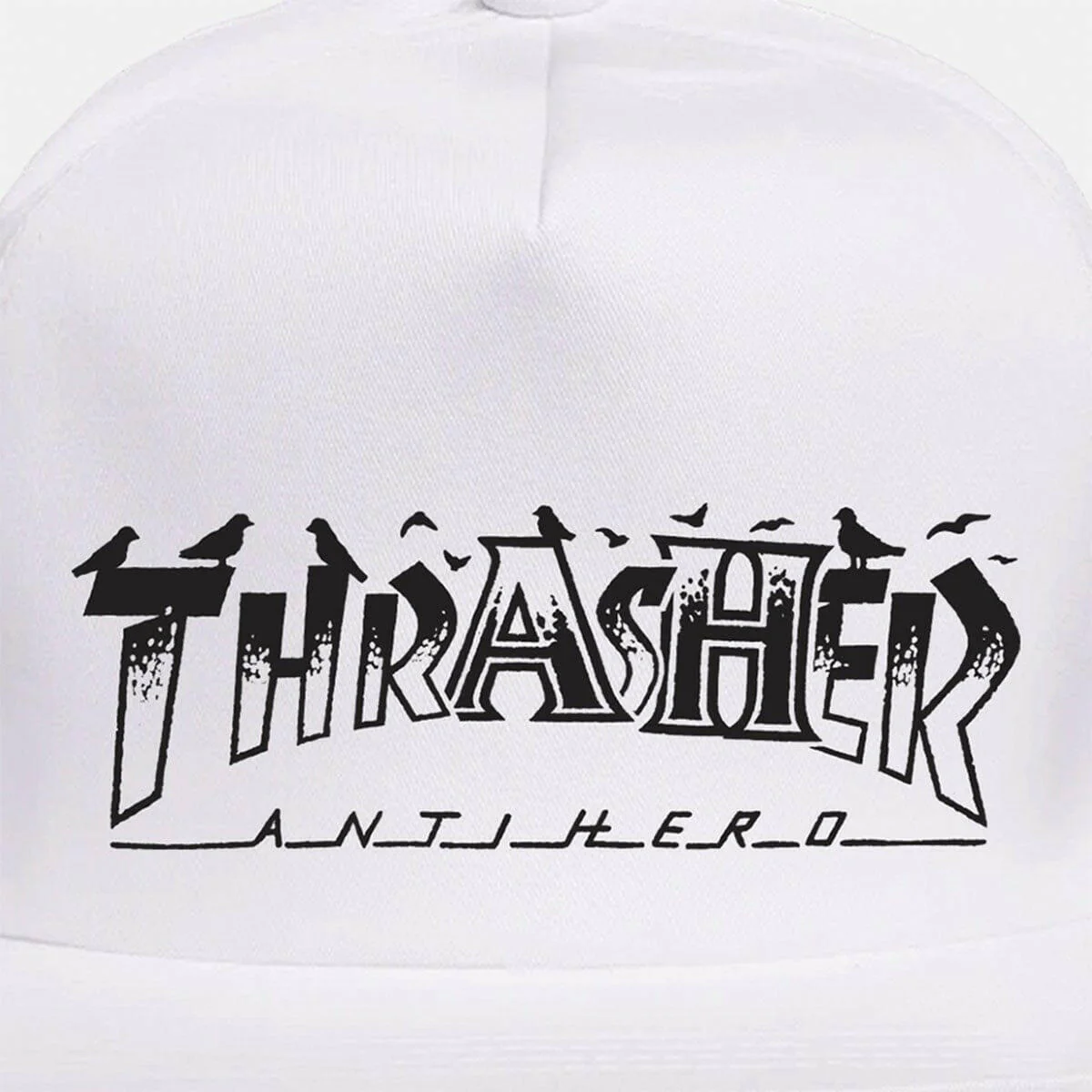 Thrasher - Anti Hero Pigeon Mag Snapback White - Image 2