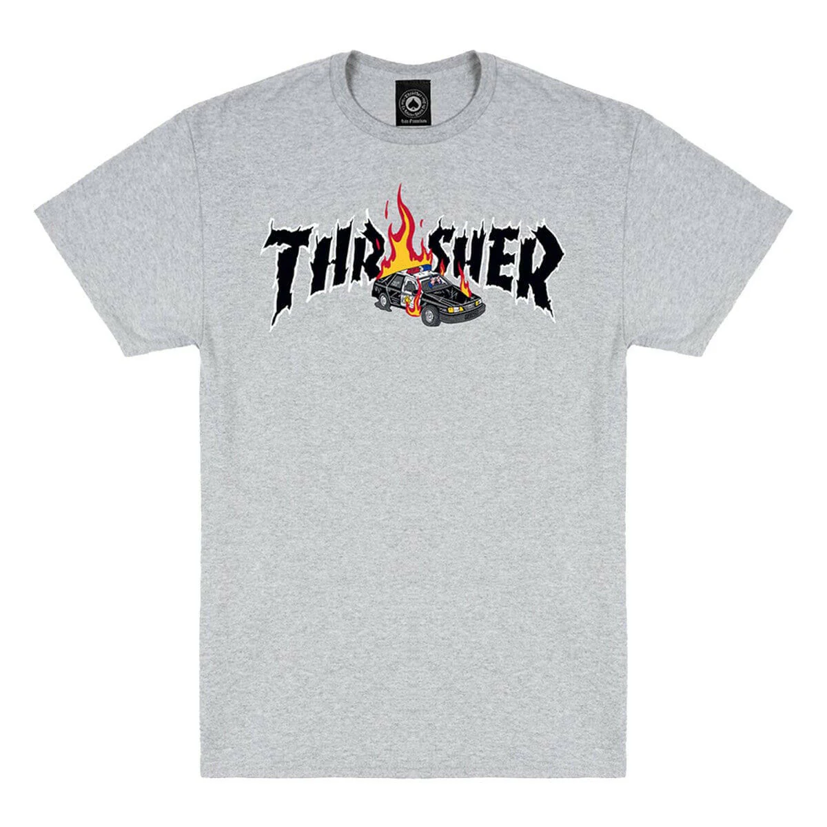 Thrasher - Cop Car Youth Tee Grey