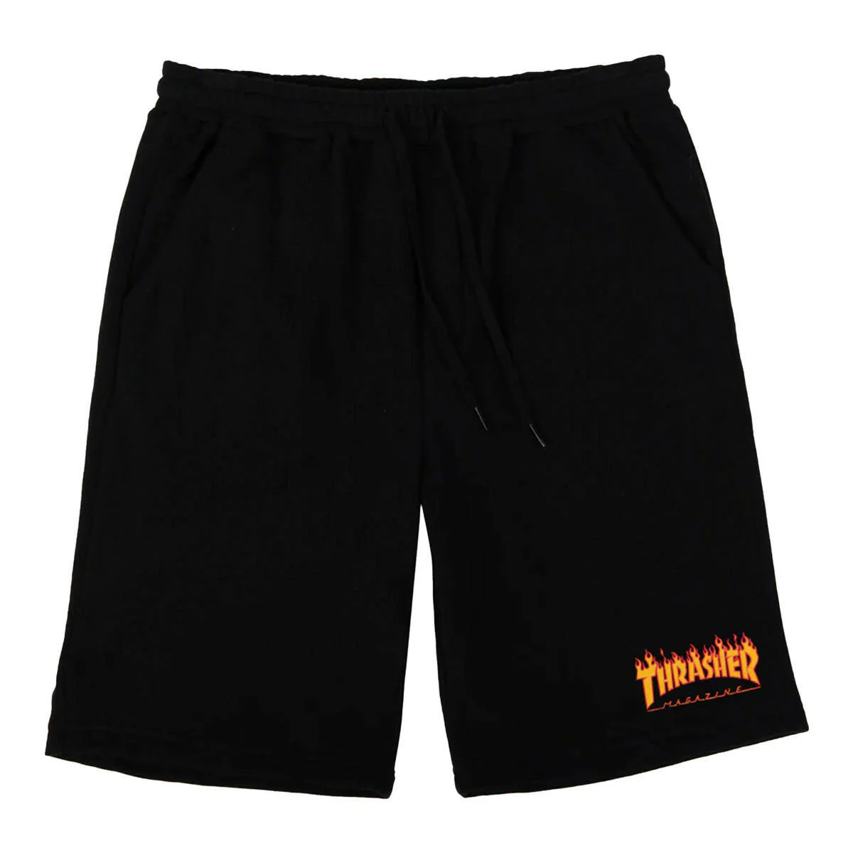 Thrasher - Flame Shorts Black