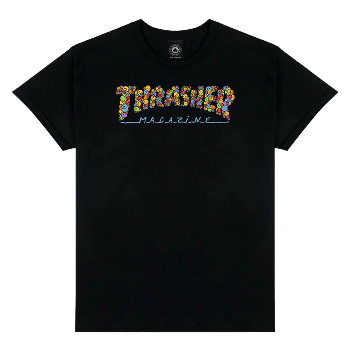 Thrasher - Smile By Spanky Tee Black