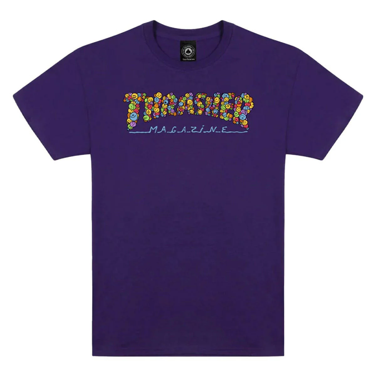 Thrasher - Smile By Spanky Tee Purple
