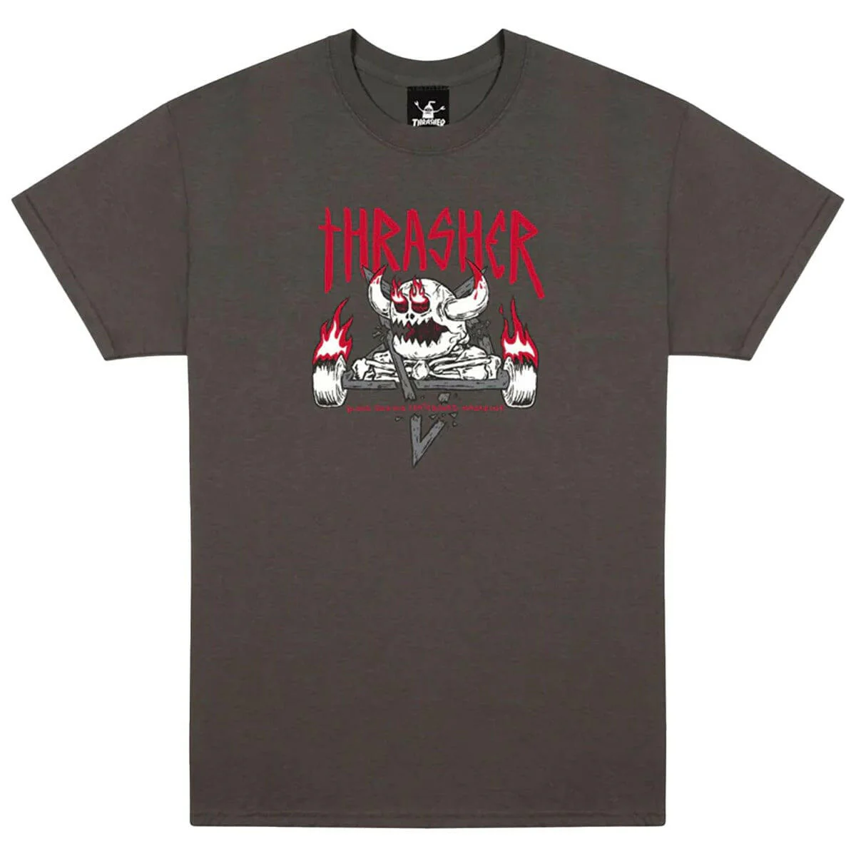Thrasher - Toy Machine Monster-Gram Tee Charcoal