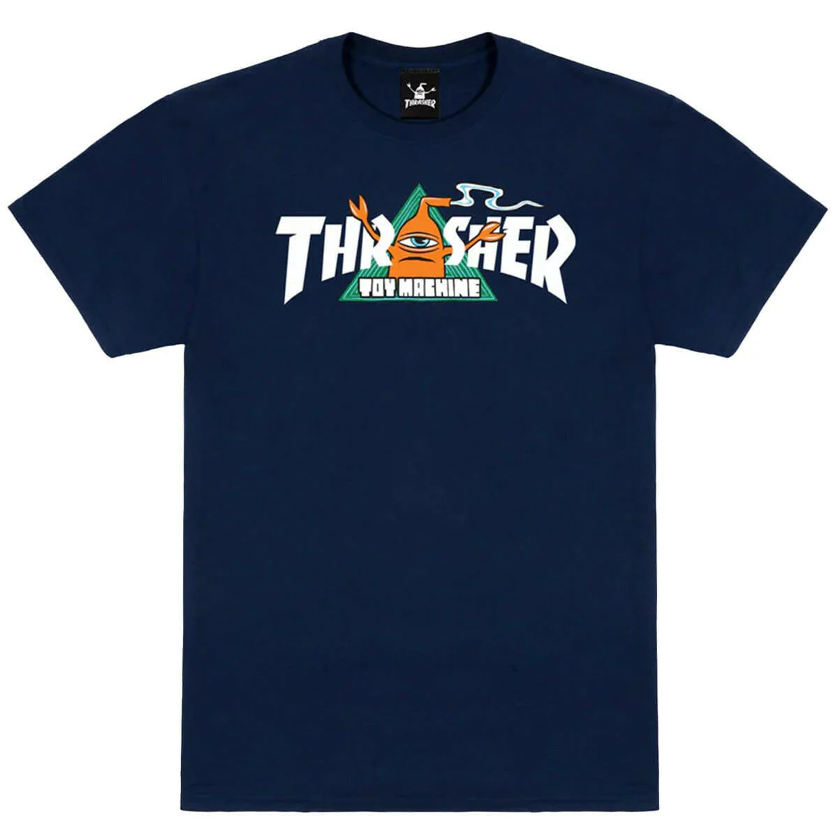 Thrasher - Toy Machine Vortex Tee Navy