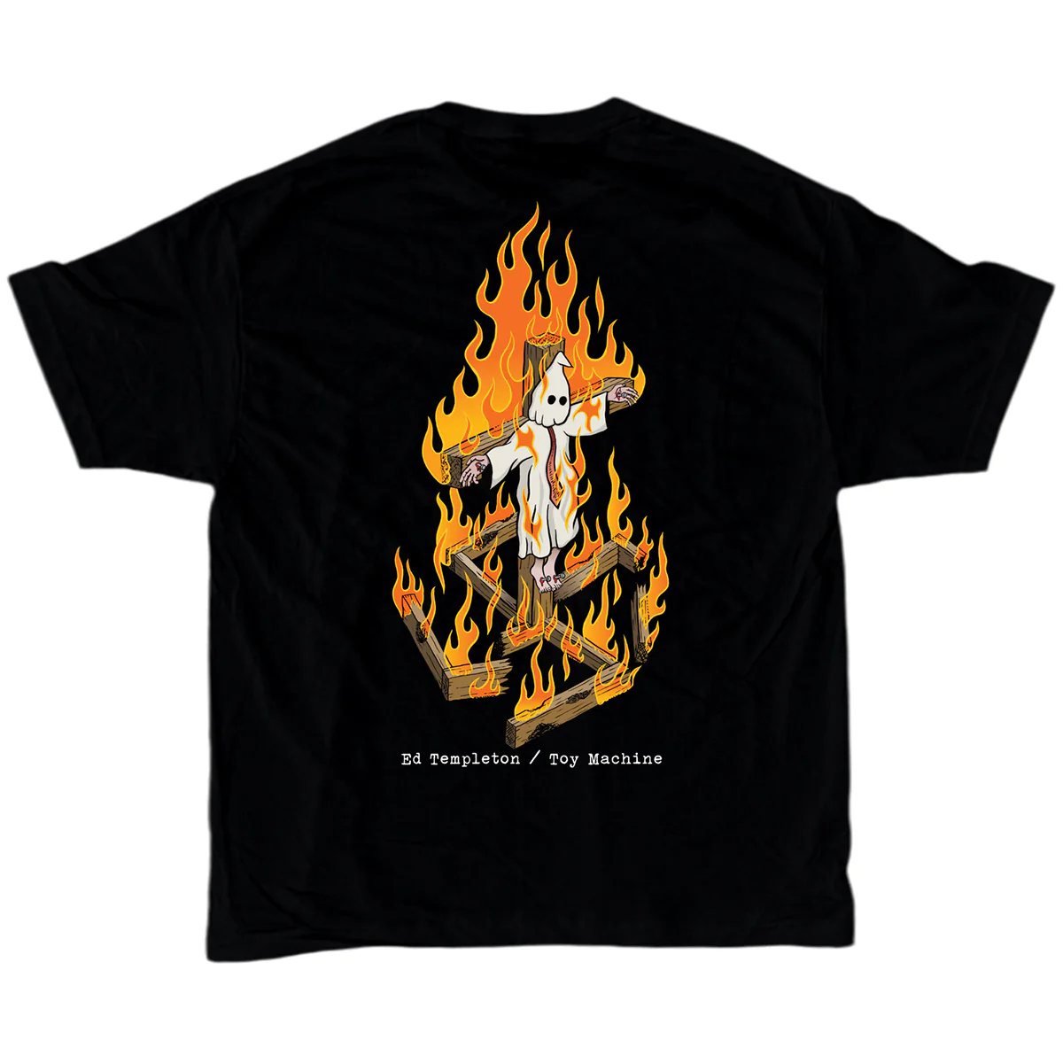 Toy Machine - Charred Cross Tee Black