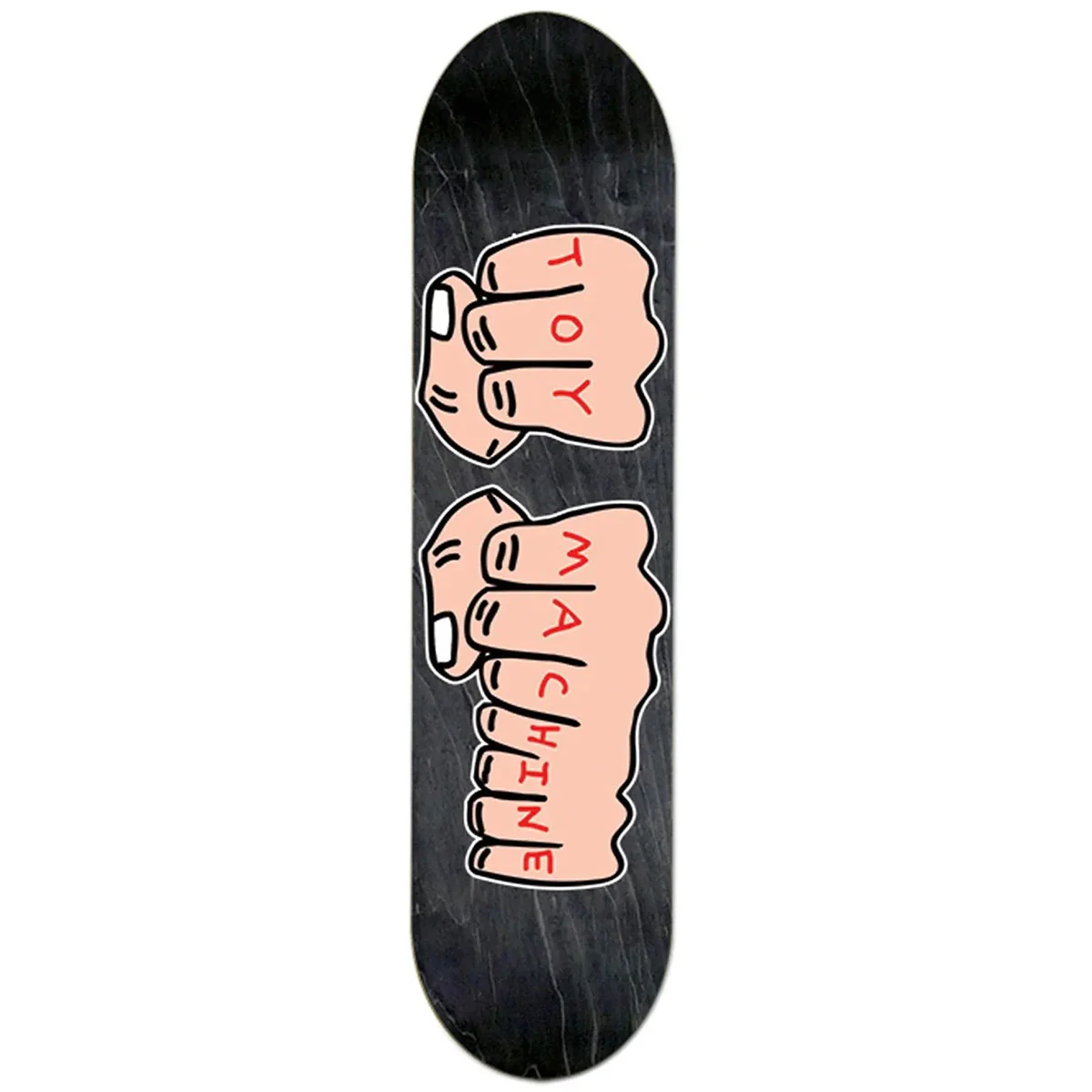 Toy Machine - Fists Black 8.25 Skateboard Deck