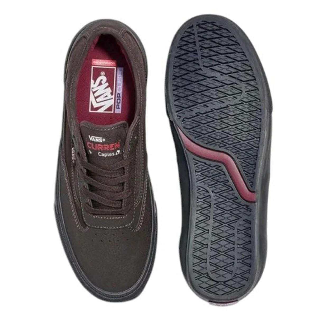 Vans - Skate Curren Caples Shoes Dark Brown - Image 3