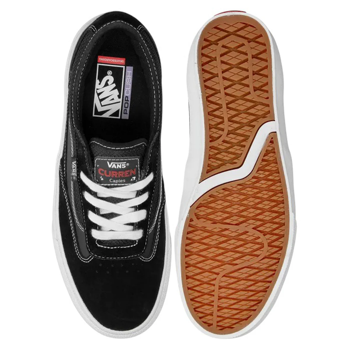 Vans - Skate Curren Caples Shoes Gum Black/White - Image 2