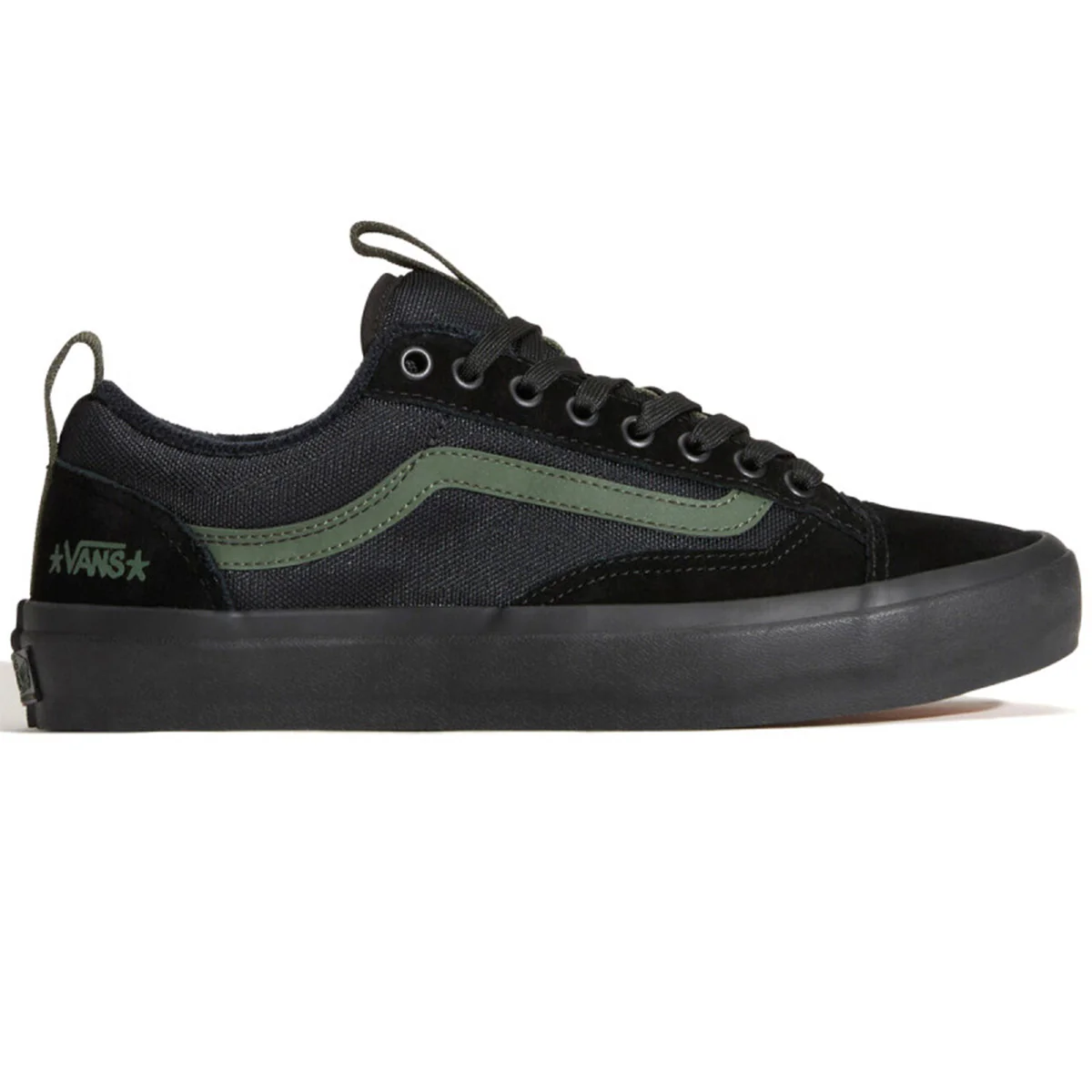 Vans - Skate Old Skool 36+ Atiba Shoes Black/Dark Green