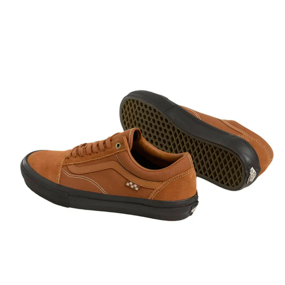 Vans - Skate Old Skool Shoes Sienna/Chocolate - Image 2