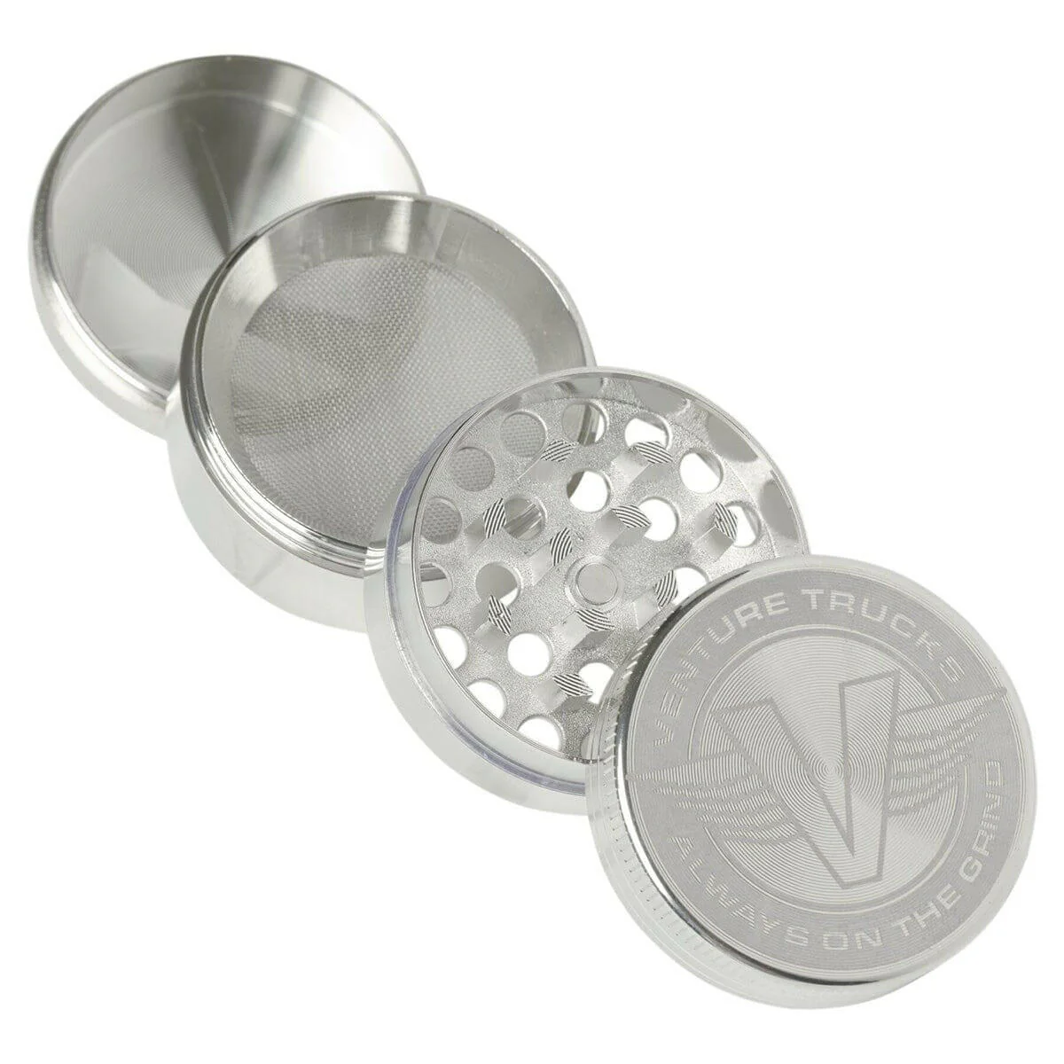 Venture - Wings Grinder Silver