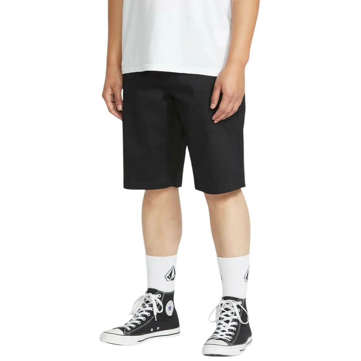 Volcom - Frickin Modern Stretch Shorts Black - Image 3