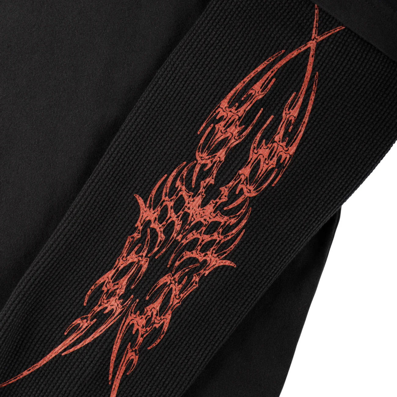 Welcome - Caste Layered L/S Knit Black/Red - Image 5