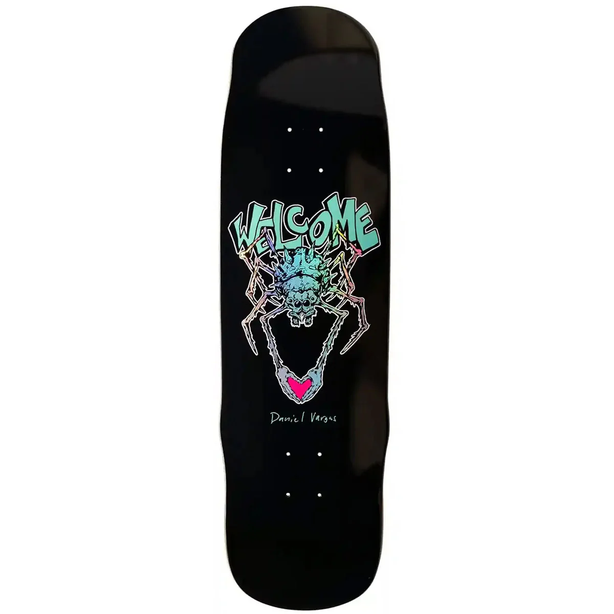 Welcome - Daniel Vargas Spidey on Effigy 8.8 Skateboard Deck