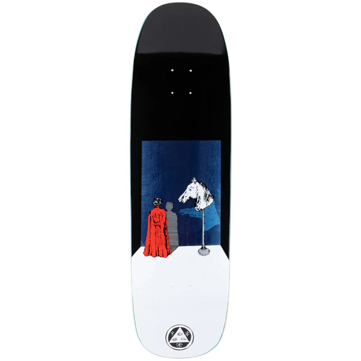Welcome - Haunted Horse on Golem 9.25 Skateboard Deck