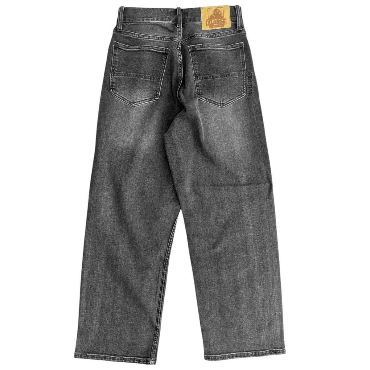 XLarge - Baggy Stretch Denim Pants Washed Black - Image 2