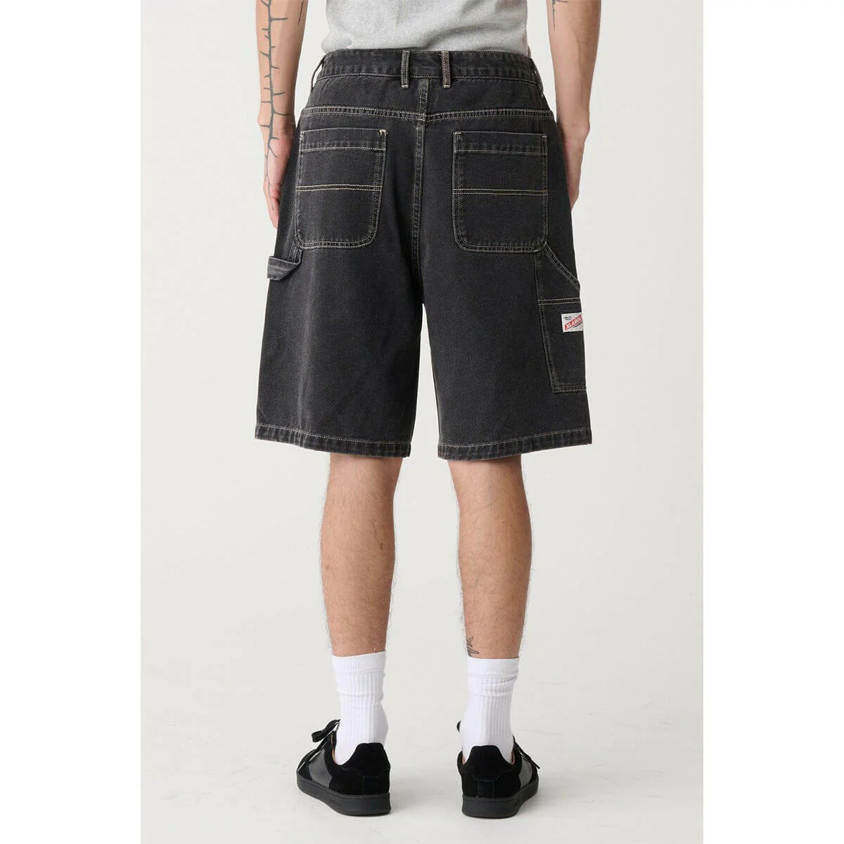 XLarge - Denim Work Shorts Pepper - Image 4