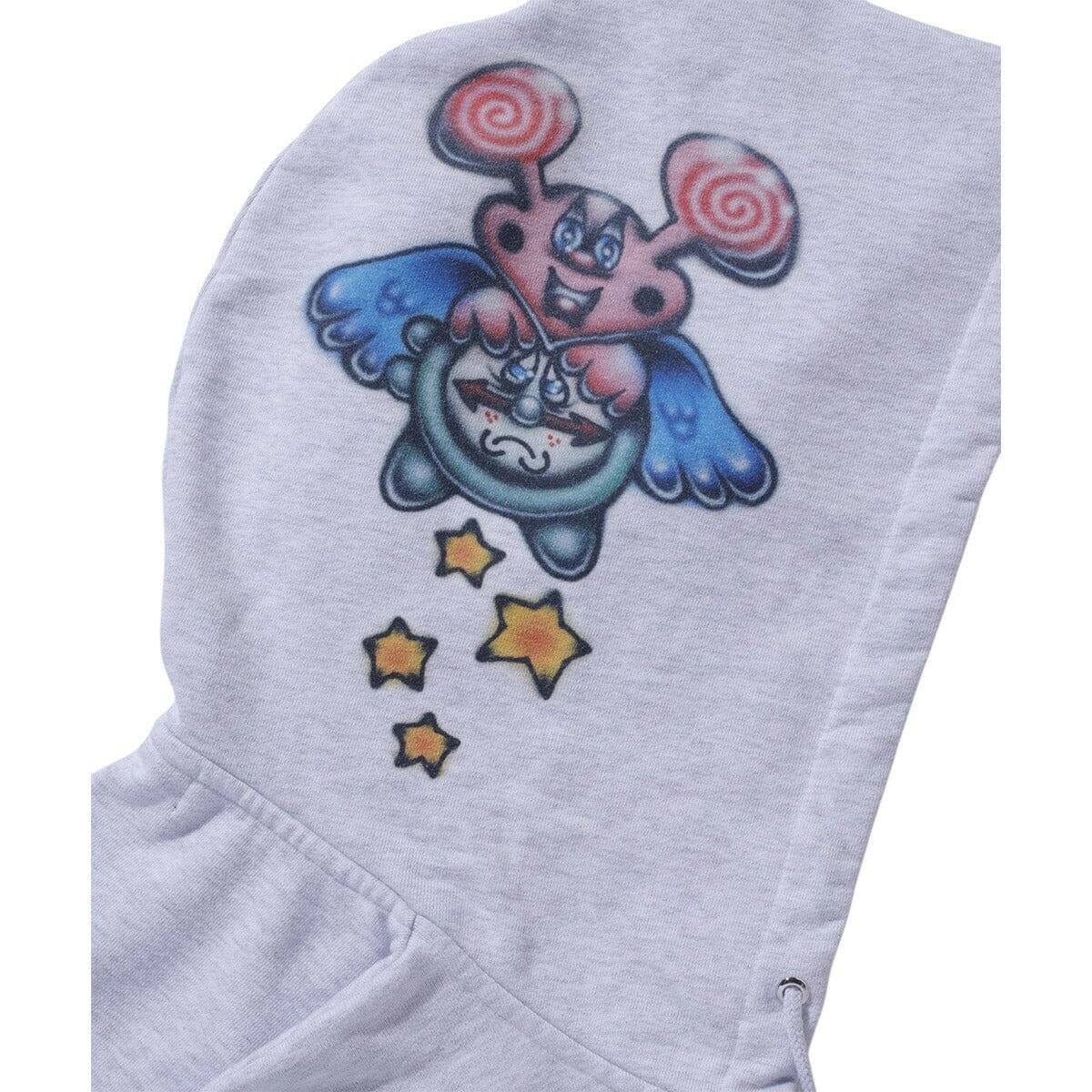 Xlarge - Painting Zip Up Hoodie Ash - Image 3